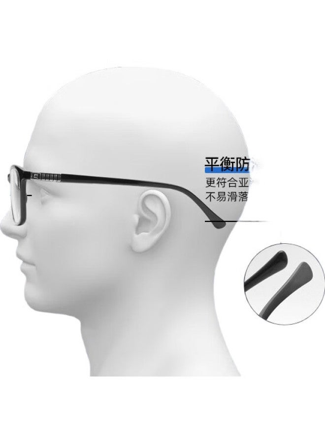 Gameking Blue Light Blocking Radiation Protection Glasses Unisex Titanium Frame Plain Myopia Glasses Frame With Prescription Lens 2009 Black - Image 2