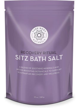 PURE BODY NATURALS Sitz Bath Salt  Postpartum Care and Hemorrhoid Treatment  Natural Soak for Self Care and Hemmoroid Treatment  Post Partum Essentials 10 Oz by Pure Body Naturals 