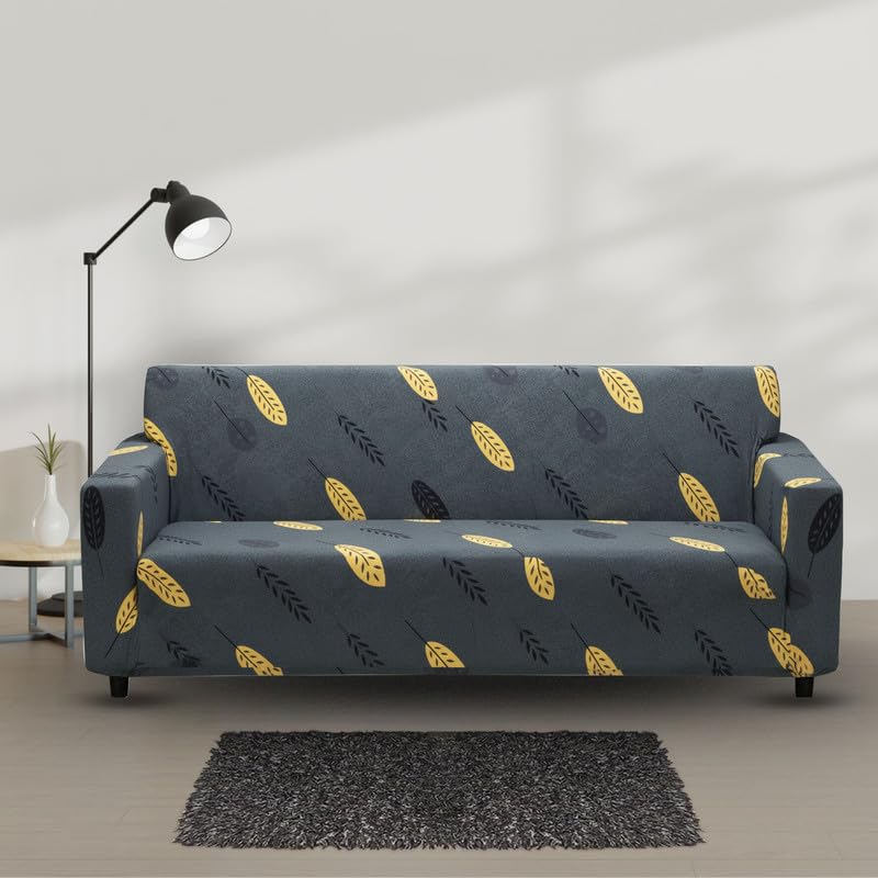 Bigkart Elastic Sofa Covers for 3 Seater Sofas | Polyster-Spandex, Stretchable, Sofa Covers for Single, Double and Triple Seater Sofas - Image 2