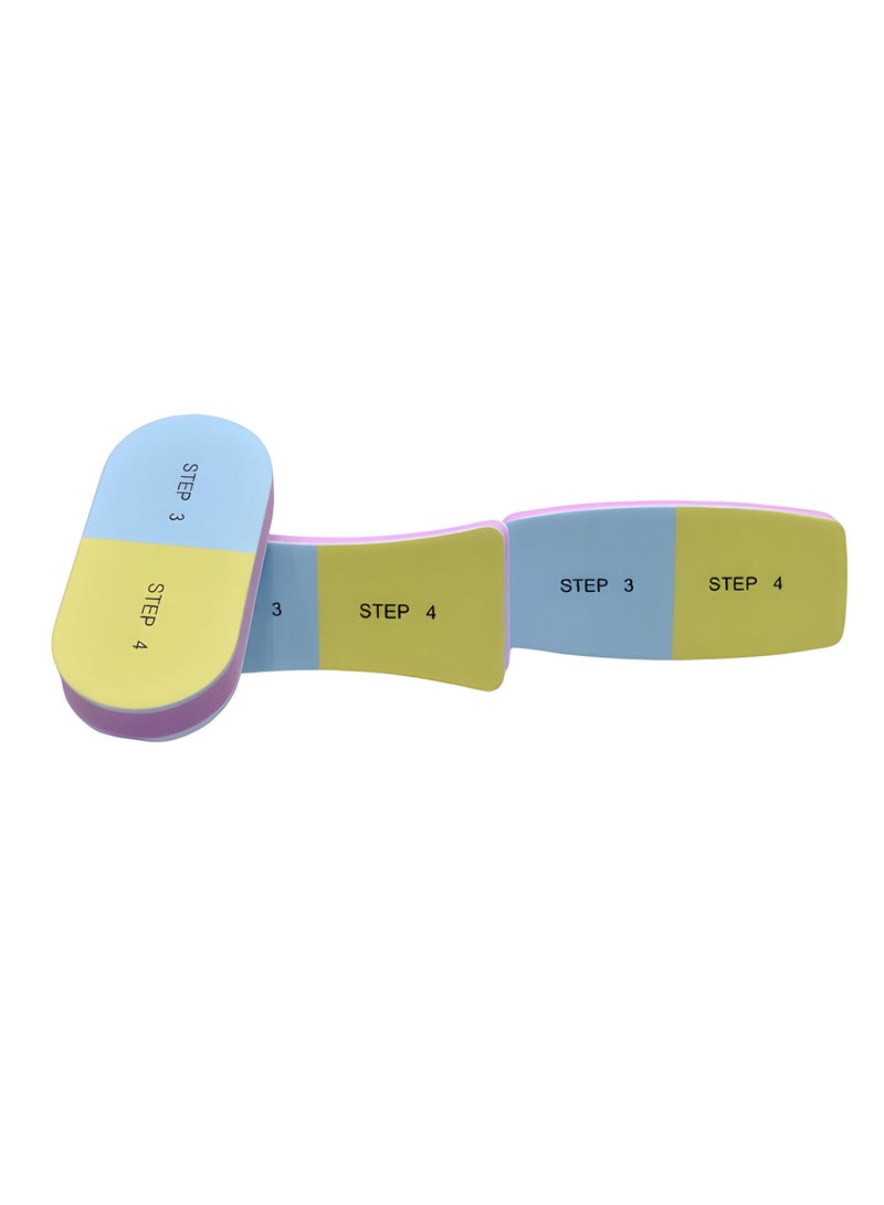 Sasha 3 Piece Sponge Foot File Sharpener Set Assorted Shapes  - Image 1