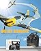 volantexrc RC Plane 4 Channel Remote Control Airplane BF109 Fighter RTF with Aileron Gyro Aerobatics  3 Modes Easy to Fly Hobby Radio Controlled Aircraft for Beginners  Adults Yellow - Image 4