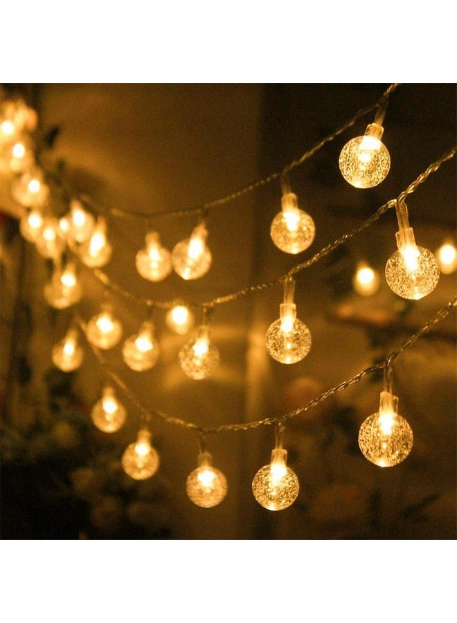 fizzytech Crystal Bubble Ball String Fairy Lights for Decortaion Diwali Christmas Xmas Light for Diwali Home Decorations Lighting, Lights of Home Decoration (Crystal-6 Meter 30 Led Warm White) - Image 1