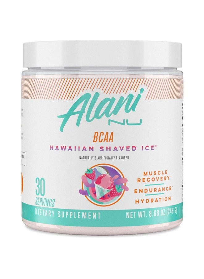 Alani Nu BCAA Hawaiian Shaved Ice | Branch Chain Essential Amino Acids | 2:1:1 Formula | Supplement Powder | Muscle Recovery Vitamins for Post-Workout | 30 Servings  - Image 1