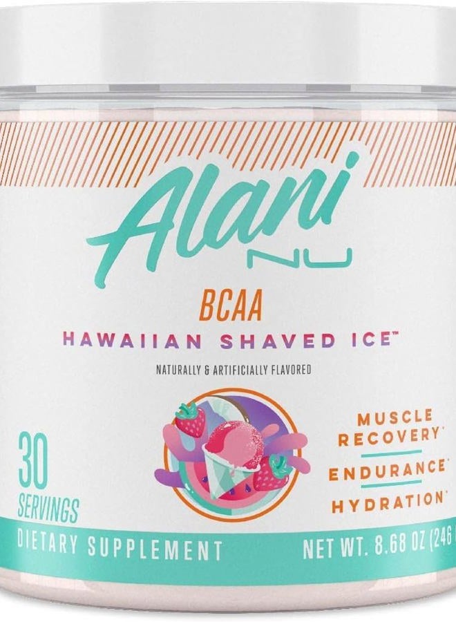 Alani Nu BCAA Hawaiian Shaved Ice | Branch Chain Essential Amino Acids | 2:1:1 Formula | Supplement Powder | Muscle Recovery Vitamins for Post-Workout | 30 Servings  - Image 4