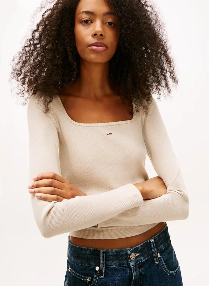 TOMMY JEANS Logo Crew Neck T-Shirt