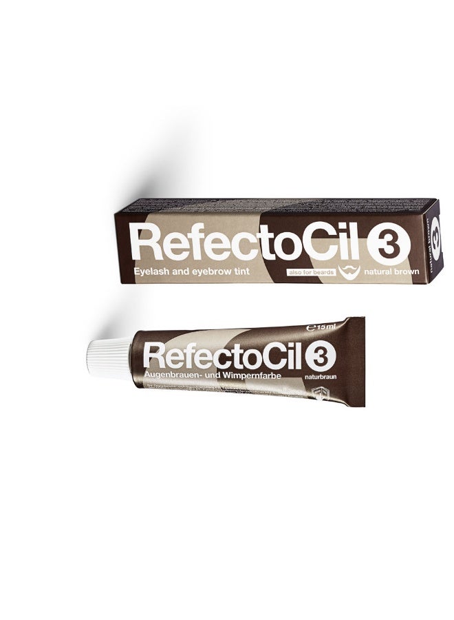 Refectocil Eyelash And Eyebrow Tint Color 3 Brown 15ml - Image 2