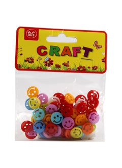 Simba CRAFT BOTTONS SIMBA COLORED DIFFERENT SHAPES IN PACKAGE MODEL R - 599 