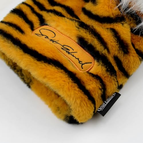 Scott Edward Tiger Golf Club Cover Fit Well for Driver Wood Golf Club, Funny Cute Animal Design Soft Functional Golf Headcover Stylish Protection for Your Clubs for Men and Women - Image 4