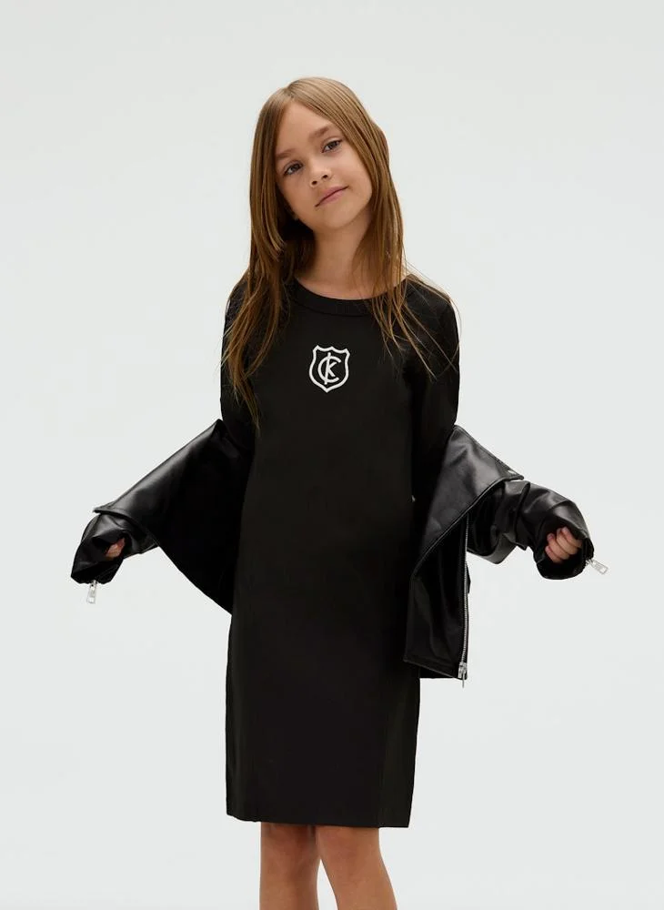 Calvin Klein Jeans Kids Crest Logo Dress