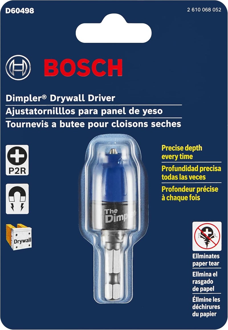 BOSCH D60498 Drywall Dimpler® Screw Setter with Number 2 Phillips Head - Image 2