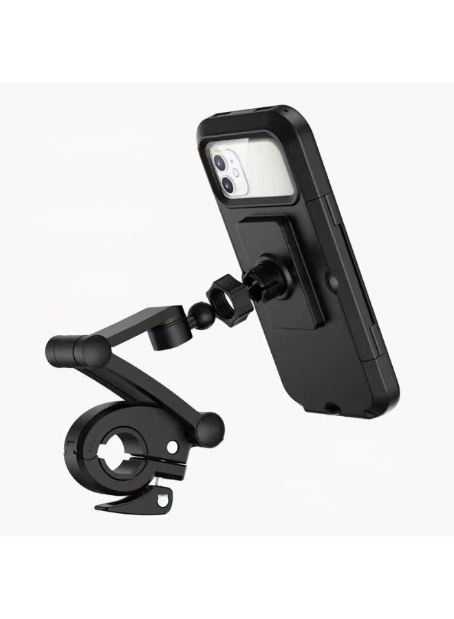 Motorcycle Bike Phone Holder Waterproof with TPU Touch Screen 360 Degree Universal Bicycle Mobile Mount for Phone Less Then 6.5 inch - Image 5