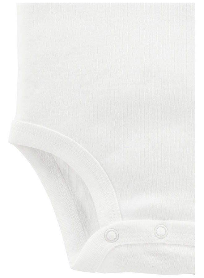 Simple Joys by Carter's Baby 7-Pack Long Sleeve Bodysuit, White, 0-3 Months - Image 2