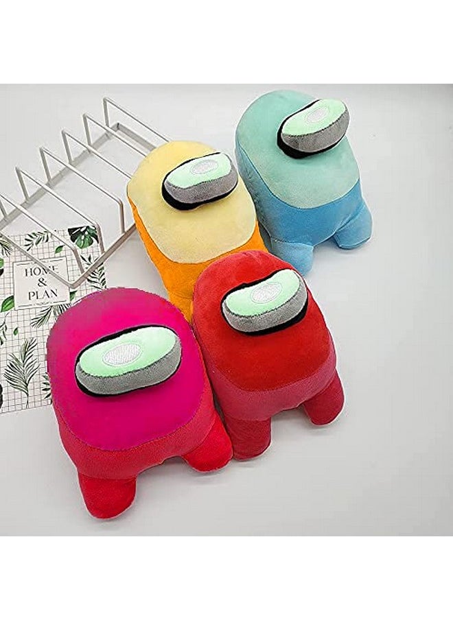 CLICK4DEAL CLICK4DEAL Soft Toys Among us Toys, Among us Toys Imposter, Among Us Plush Toy, Soft Toys for Babies, Girls/Boy, Birthday Gift for Girls & Boy, Birthday Gift Baby Toys (18 cm, Rani Pink and Red)  - Image 4
