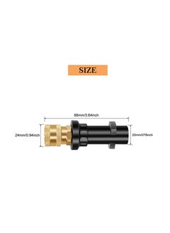 Excefore Pressure Washer Gun Adapter, 1/4 Inch Quick Connection Nozzle Adapter, Snow Foam Lance Adapter, Compatible with Karcher K Series, K2, K3, K4, K5, K6, K7 High Pressure Washer  - Image 2