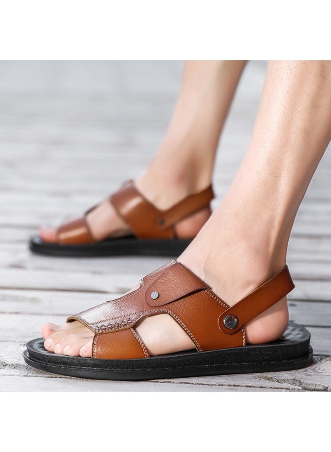 NIBEMINENT Summer Casual Thick Bottom Beach Shoes Men's Sandals Comfortable Fashionable  - Image 3