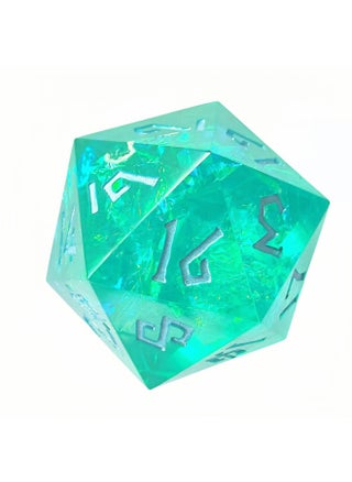33mm -- 55mm Dice DND Table Tour Dungeons And Dragons COC Running Group TRPG Surudeo D20 Dice-Specifications:55mmD20 Green Floating Silk Silver Font - pzsku/Z6792676332BCBEE42EB9Z/45/1745977705/edf8b159-ed30-4215-89c3-e610291a9056