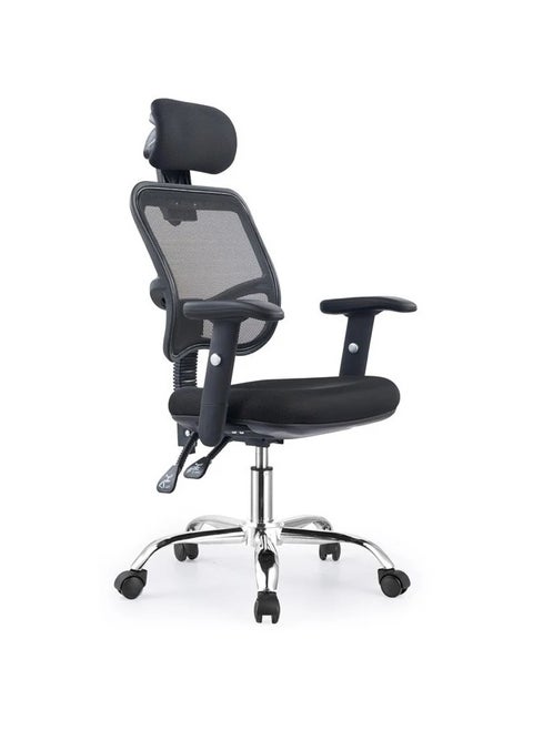 Office Computer Chair Mesh Back, Adjustable Height, Arm Rest, Head rest (Assembled prior to shipping)
