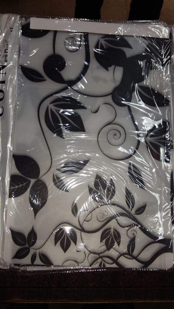 Home Creations Fridge Drawer Mats/Fridge Mats Pack of 3 Pcs (Black & White) Design Will be According to Availability - Image 4