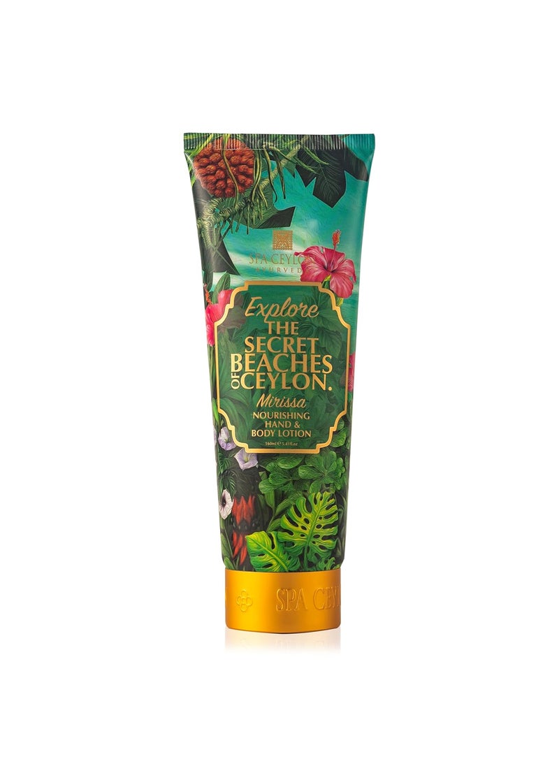 spa ceylon SPA CEYLON NOURISHING HAND  BODY LOTION Mirissa  Floral  Fruity Lotion  Delicate Everyday Care  Vegan  Organic  160ml 