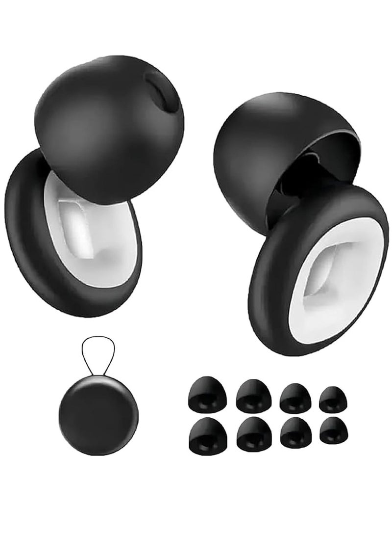 Generic - Artvive Snoring Silent Earplugs, Reusable Motorcycle Noise Reducing Earplugs, Earplugs for Sleeping and Noise Reduction - Image 1