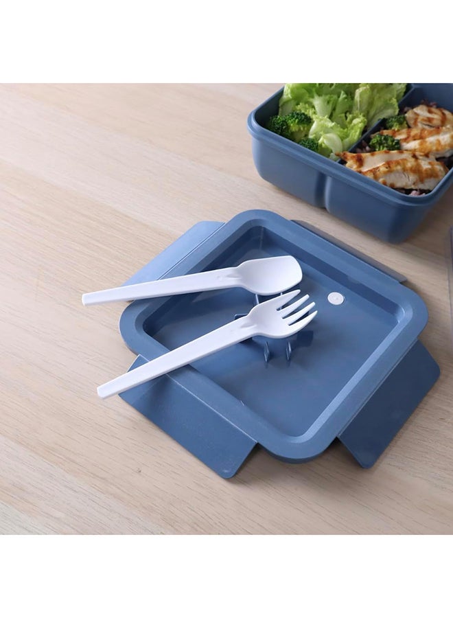 Orchid صندوق غداء من قش القمح مع حجرتين سعة 1000 مل - Image 3