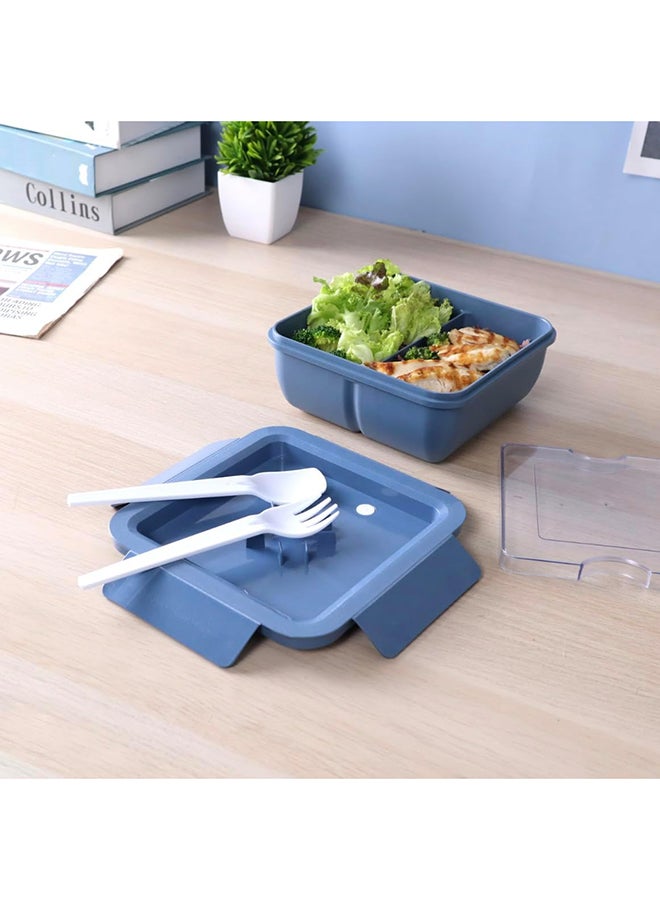 Orchid صندوق غداء من قش القمح مع حجرتين سعة 1000 مل - Image 4