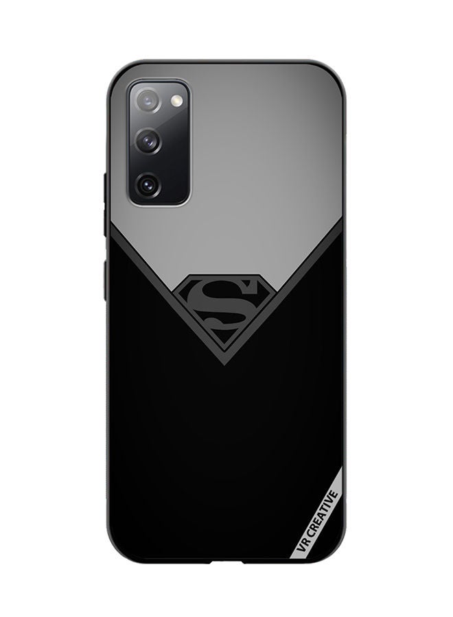 VR CREATIVE Protective Case Cover For Samsung Galaxy S20 FE 5G Simple Superman Design Multicolour - Image 1