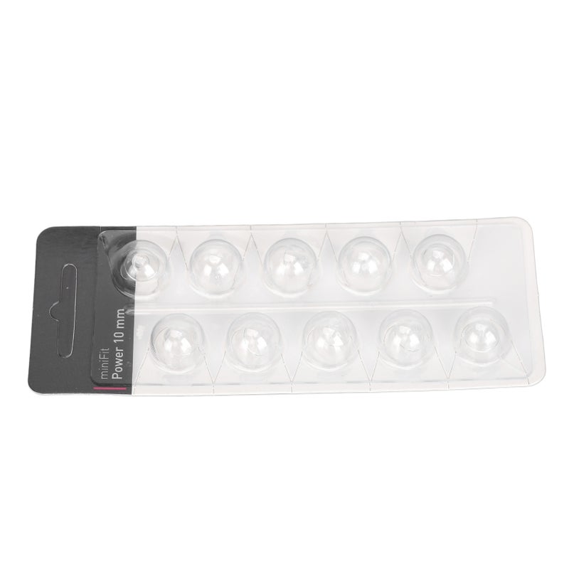10PCS Sound Amplifier Click Sleeve Double Layer Closed Eardrum Head Sound Aid Domes Tips for MiniFit Power High Translucent 0.4in - Image 2