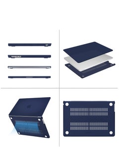 Generic Hard Shell Case Protective Snap On Cover Compatible with MacBook Air New 15 Inch 2023 Release A2941 M2 Chip w/Liquid Retina Display&Touch ID/Protective Plastic Hard Shell Case (Dark Blue)  - Image 4
