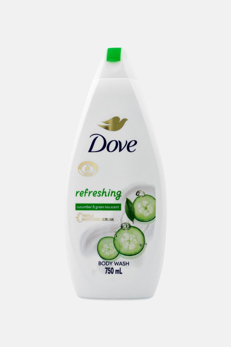 Dove Refreshing Cucumber And Green Tea Scent Body Wash 750 ml - Image 1