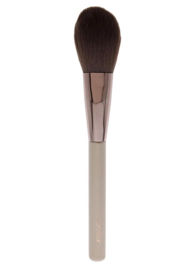 delilah - Large Powder Complexion Brush - Flat, Arched Shaped - Synthetic Fibre Blends - Loose or Pressed Powders - Wooden HAndle - For all Skin Type - Cruelty Free - 1 Pc - Image 2