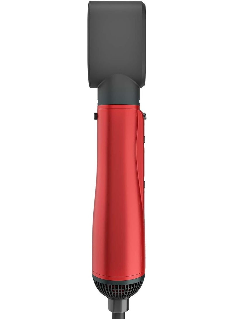 Rush Brush Plus 6 Air Styler - 5 Different Heads - 1300 Watts - 3 Heat/2Speeds - 30000 RPM - Ionic Technology - Red - Image 3