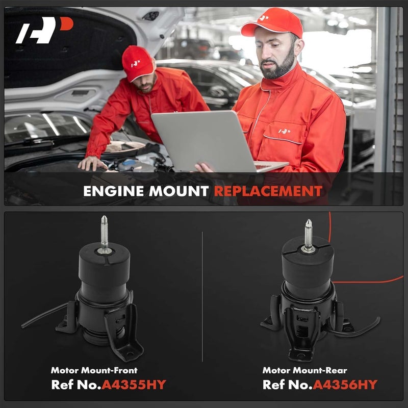 A-Premium Engine Motor Mount Kit for Nissan - Image 2