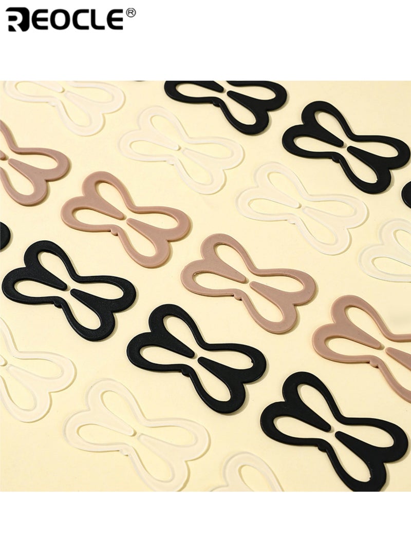 ريوكل مجموعة محولات حمالات الصدر النسائية القابلة للتعديل 4 قطع مشبك خلفي متقاطع متعدد الوظائف لتصميم حمالات الملابس الداخلية حسب الطلب دعم مخفي وتوافق مع الملابس - Image 2