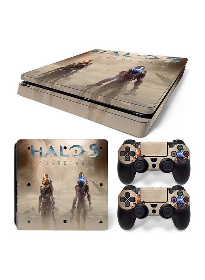 NIBEMINENT Console and Controller Decal Sticker Set For PlayStation 4 Slim
