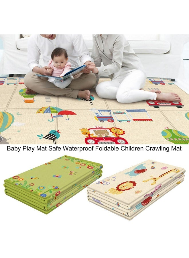 Baby Crawling Mat Waterproof Foldable Portable Play Mat for Toddlers 180x100cm - Image 4