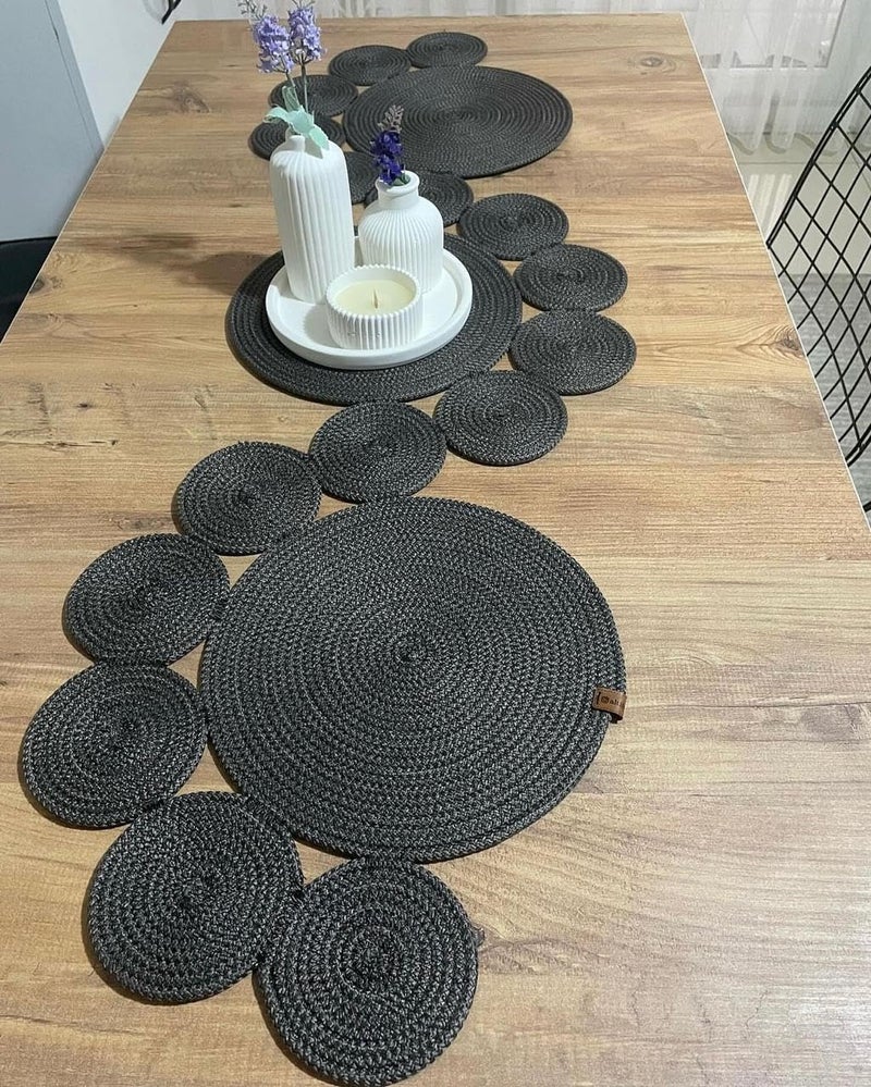 Woven It Table Runner,(110×35×1),Can be used in Kitchen,Living Room, Dining Room, Bed Room , Kids Room, Indoor & outdoor.