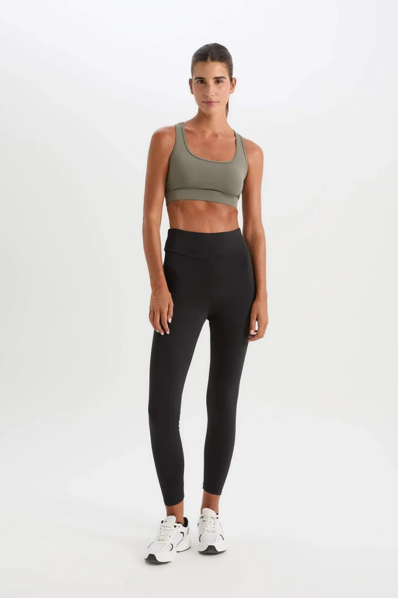 ديفاكتو DeFactoFit High Waist Soft Furry Inside Basic Sports Leggings