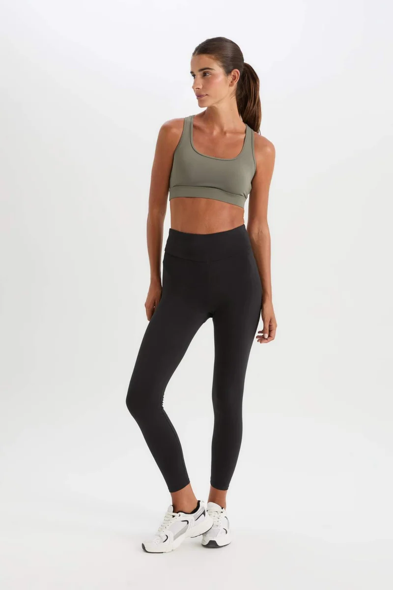 ديفاكتو DeFactoFit High Waist Soft Furry Inside Basic Sports Leggings