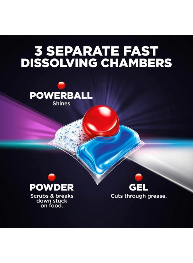 FINISH Quantum Infinity Shine, 70ct Dishwasher Tablets, Dishwasher Detergent Liquid, Advanced Clean & Shine - Image 3