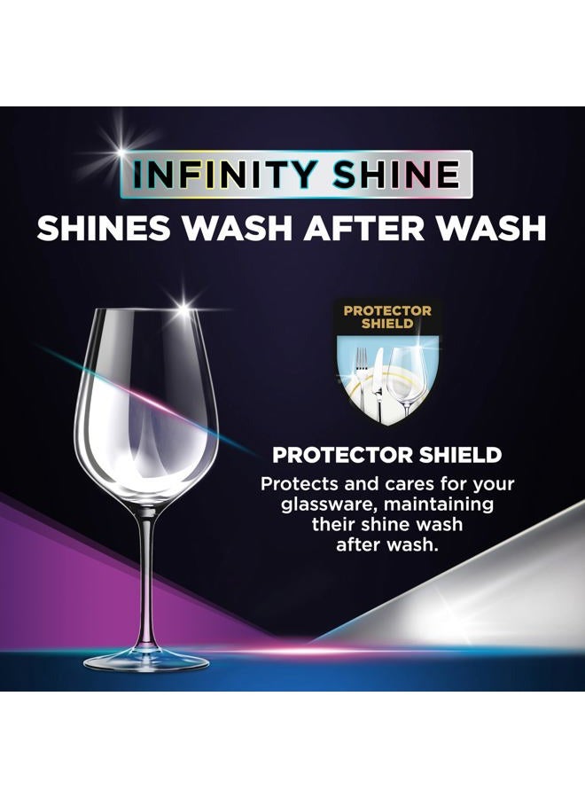 FINISH Quantum Infinity Shine, 70ct Dishwasher Tablets, Dishwasher Detergent Liquid, Advanced Clean & Shine - Image 5