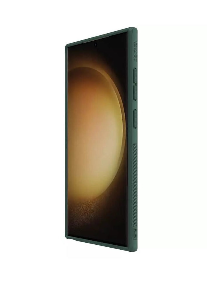 Nillkin Super Frosted Shield Pro Magnetic Series Cover Case Designed For Samsung Galaxy S24 Uitra - Green - Image 2