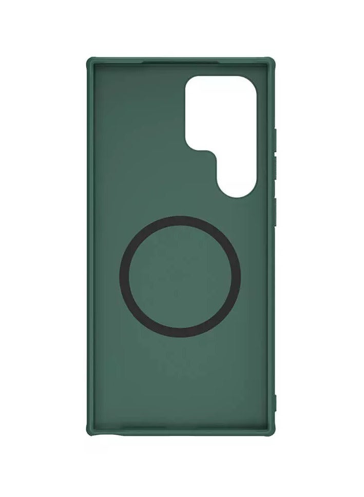 Nillkin Super Frosted Shield Pro Magnetic Series Cover Case Designed For Samsung Galaxy S24 Uitra - Green - Image 5