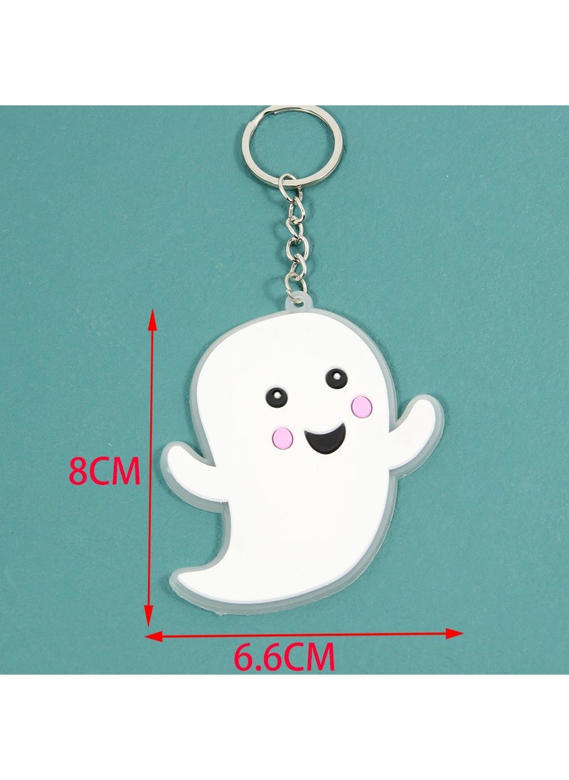 Generic New Halloween Keychain Bat Pumpkin Charm X004/Ghost Keychain