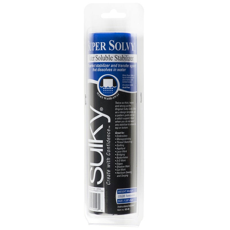 Sulky Of America Super Solvy Water Soluble Stabilizer, 8" by 9 yd - Image 5
