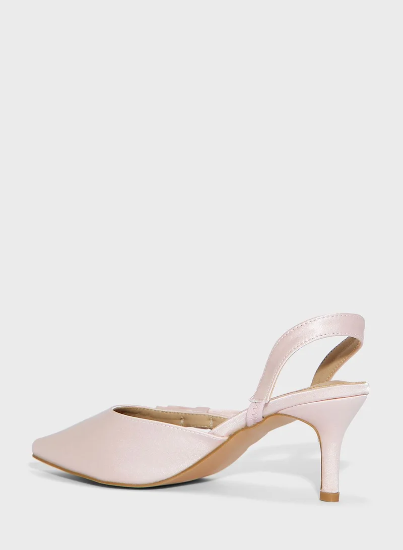 Ella Limited Edition Satin Diamante  Pump