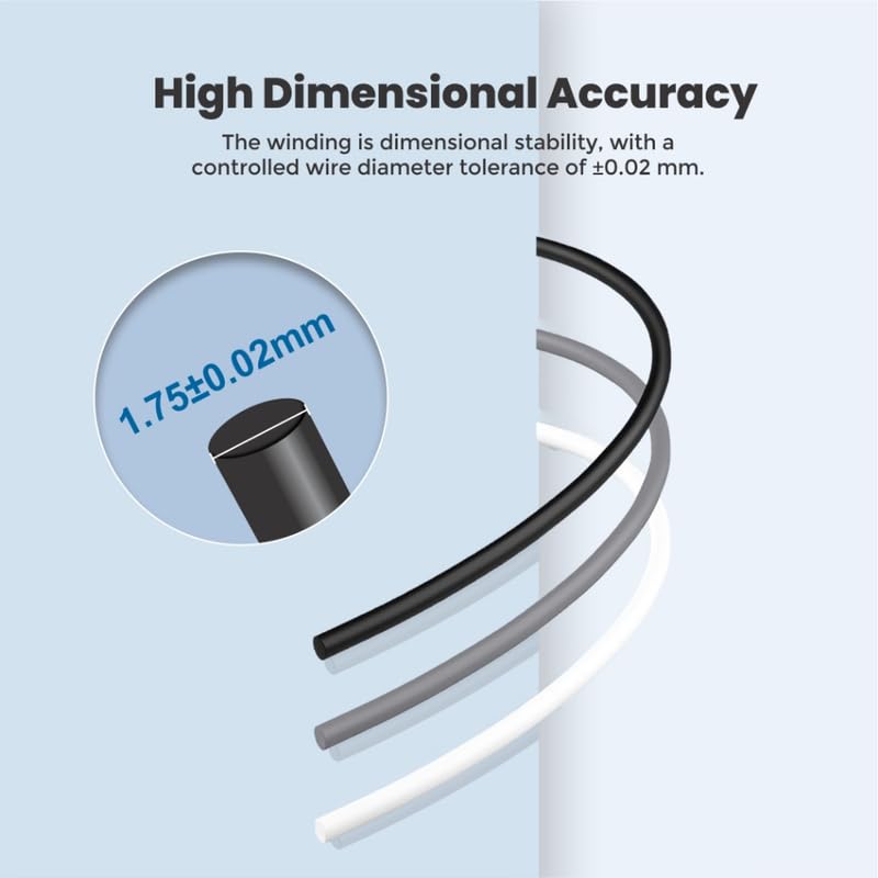3Idea Premium PLA+ Marble 3D Printer Filament 1.75mm Dimensional Accuracy +/- 0.03mm Net Weight -750 Grams - Image 3