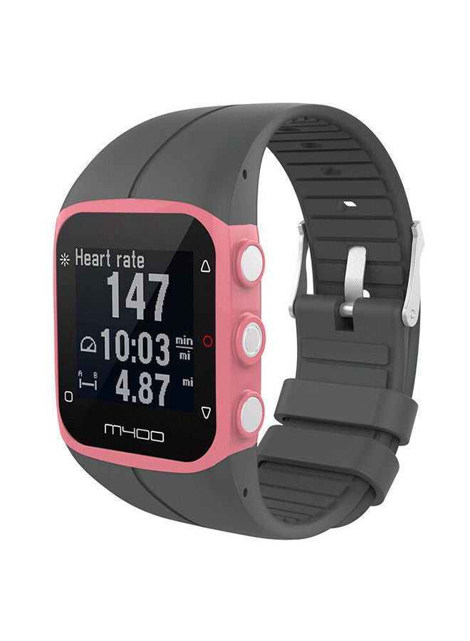 NIBEMINENT Silicone Band For Polar M430 Black - Image 3
