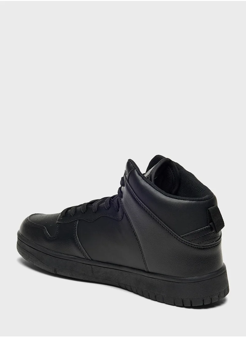 Oaklan by Shoexpress Lace Up High Top Sneakers