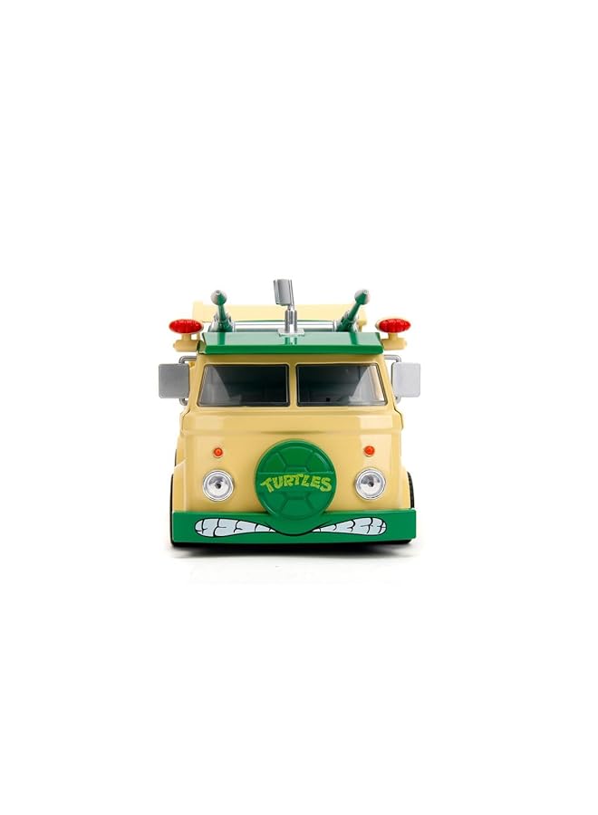 JADA Turtles Party Wagon 1:24 Die Cast Car Play Or Gift And For A Collection For Both Kids And Adults - Image 3